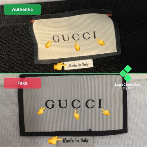 gucci crew neck replica|gucci neck tag.